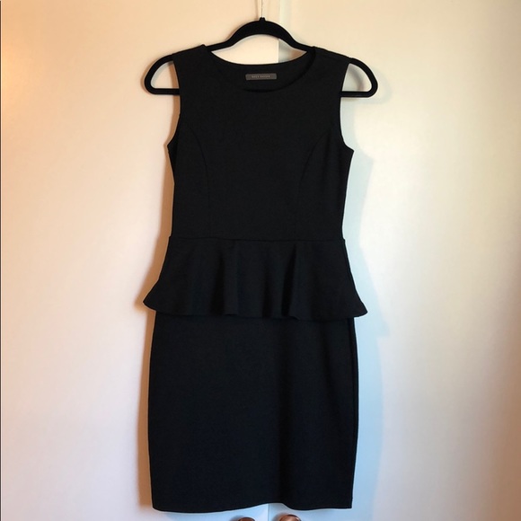 Black Peplum Dress - Picture 1 of 3
